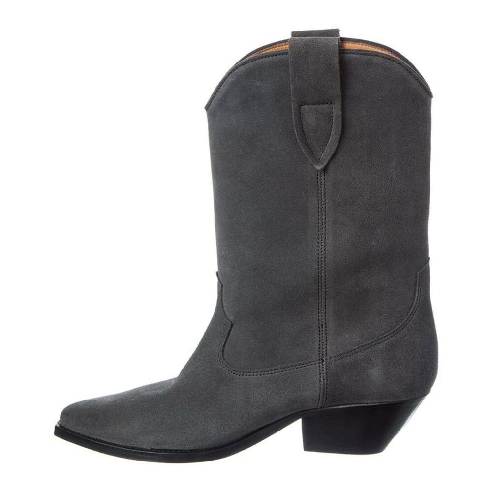 Isabel Marant Duerto Suede Cowboy Boot, Grey - Picture 2 of 5